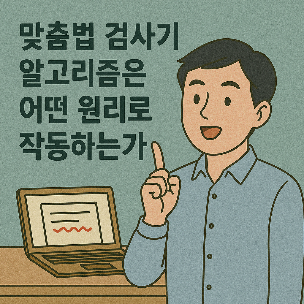 맞춤법 검사 알고리즘은 어떤 원리로 작동하는가