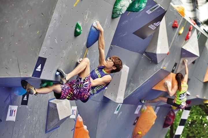 아디다스 락스타 대회에 참가한 천종원 선수의 모습