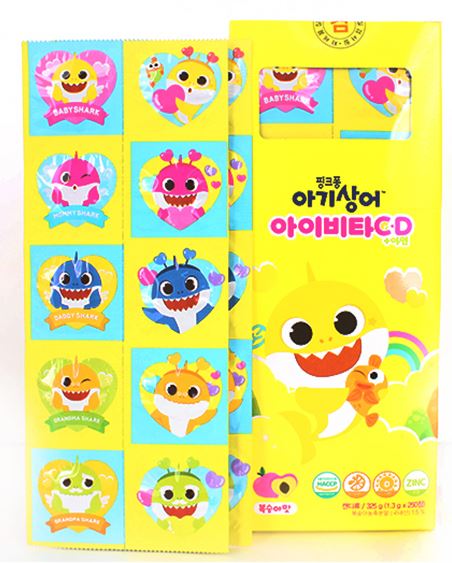 아스파탐없는식품-아기상어비타민캔디