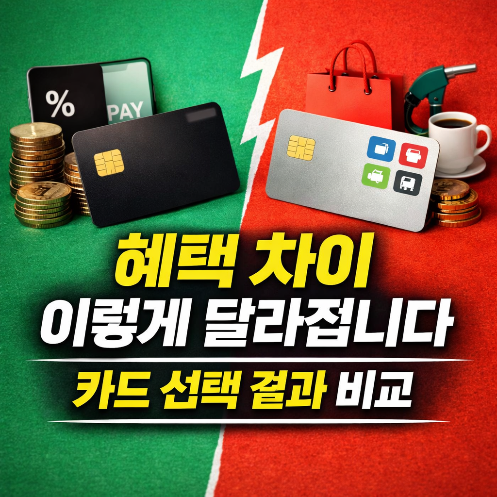 연회비 없는 신용카드 추천, 혜택 차이 비교하면 결과가 달라집니다