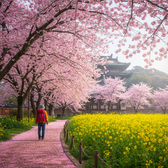 봄 여행: 벚꽃 명소와 싱그러운 자연