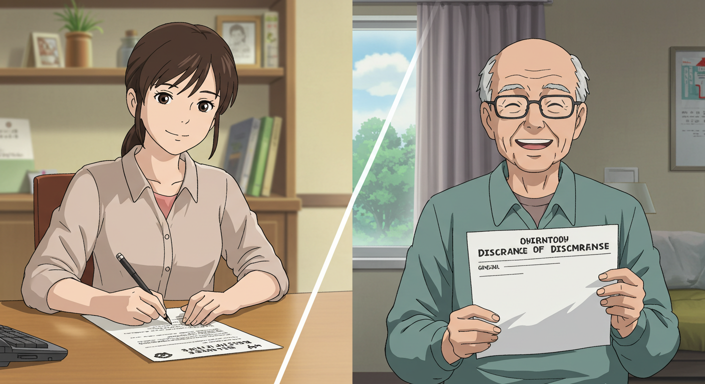 가입과 보장을 함께 보여주는 장면