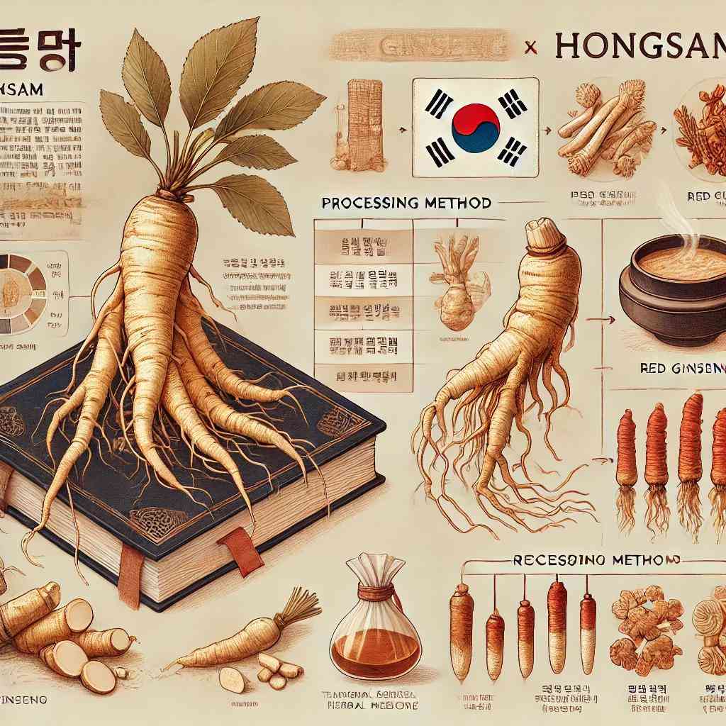 인삼 vs 홍삼: 동의보감에서 보는 차이점