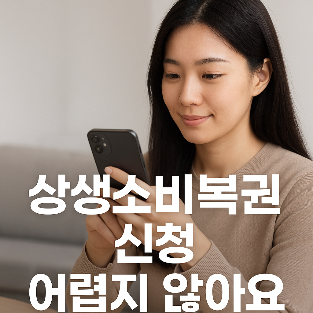 상생소비복권 신청