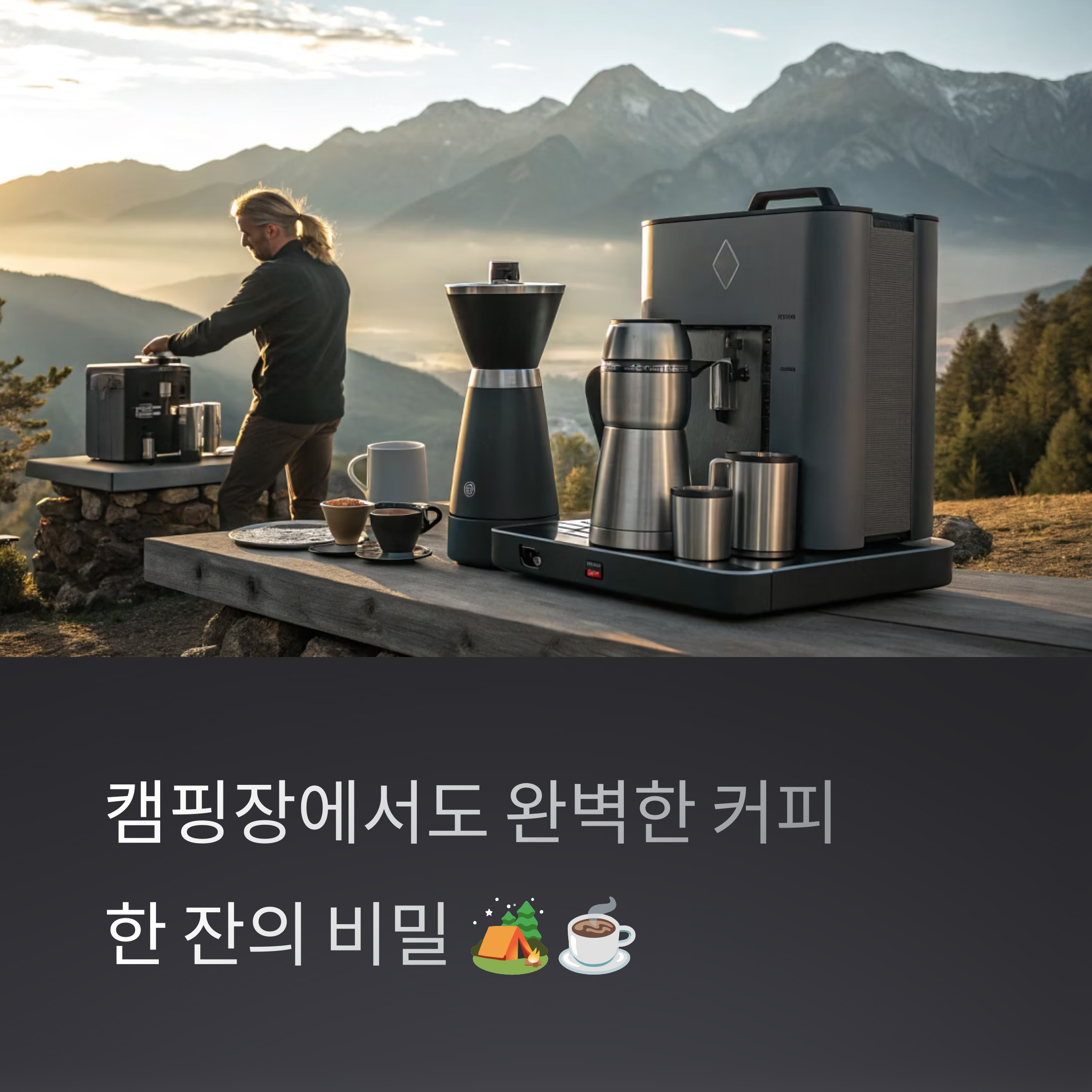 캠핑 여행지에서 손쉽게 즐기는 커피 브루잉 꿀팁