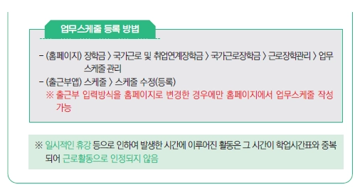 대학생근로장학금3분확인