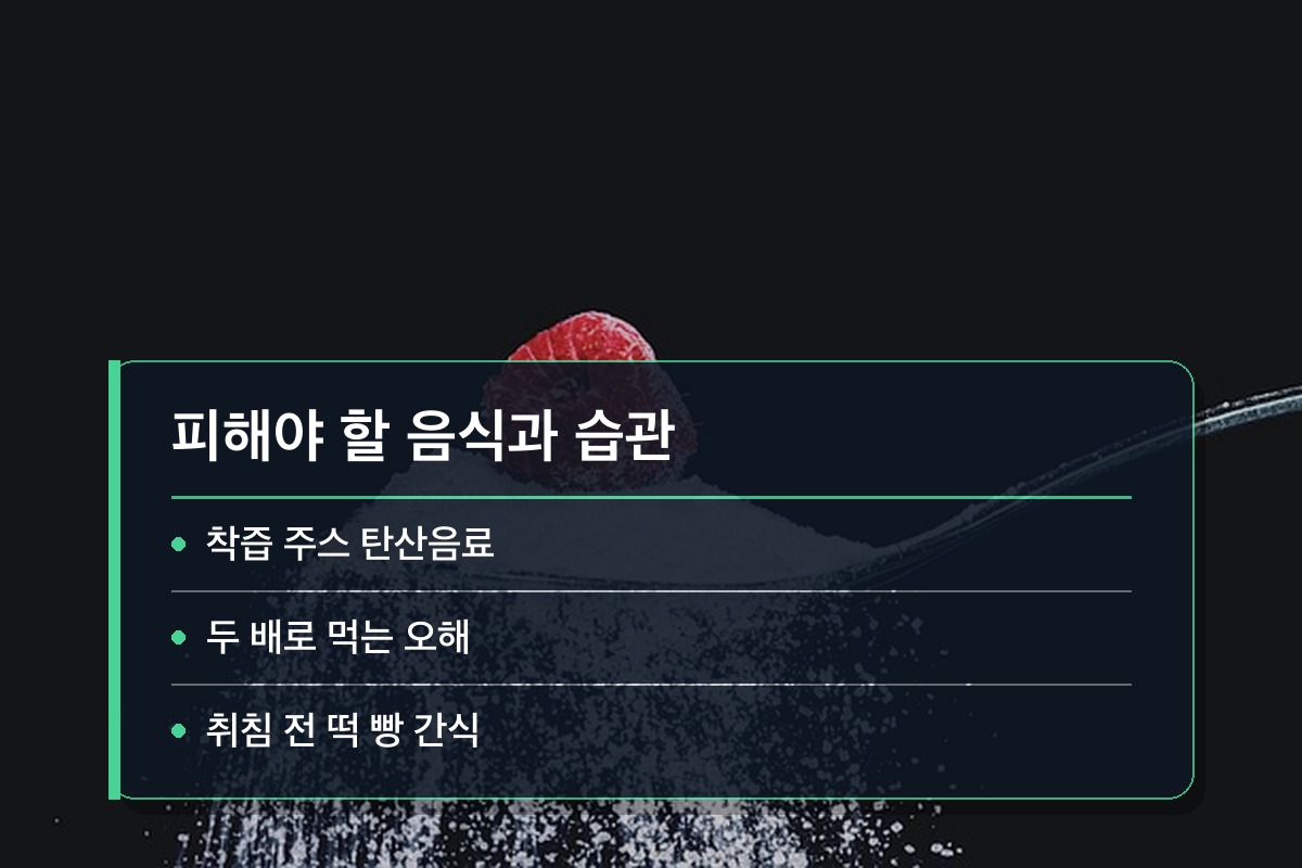 임신성 당뇨 피해야 할 음식과 흔한 오해
