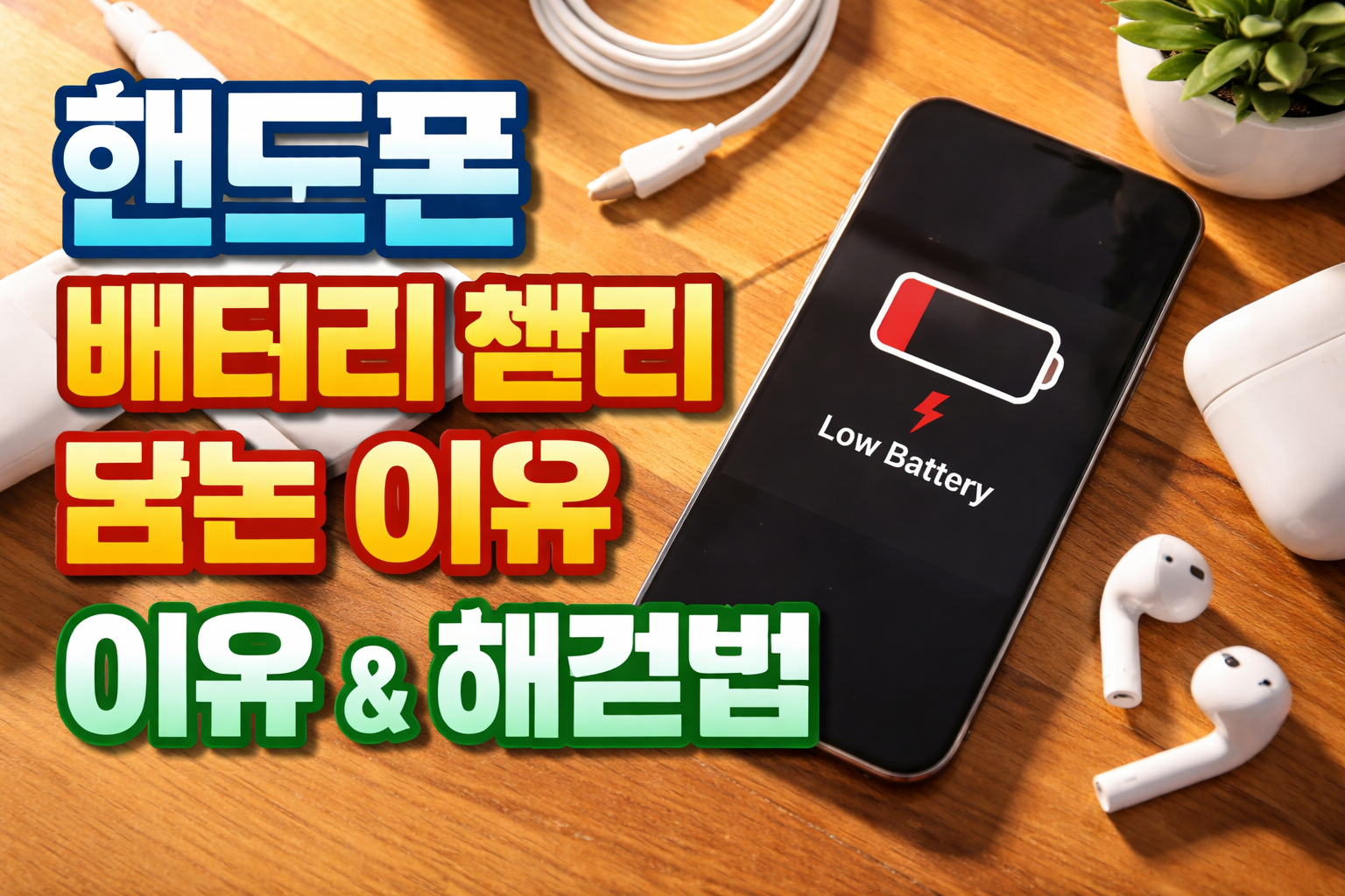 베터리 빨리 닳는이유