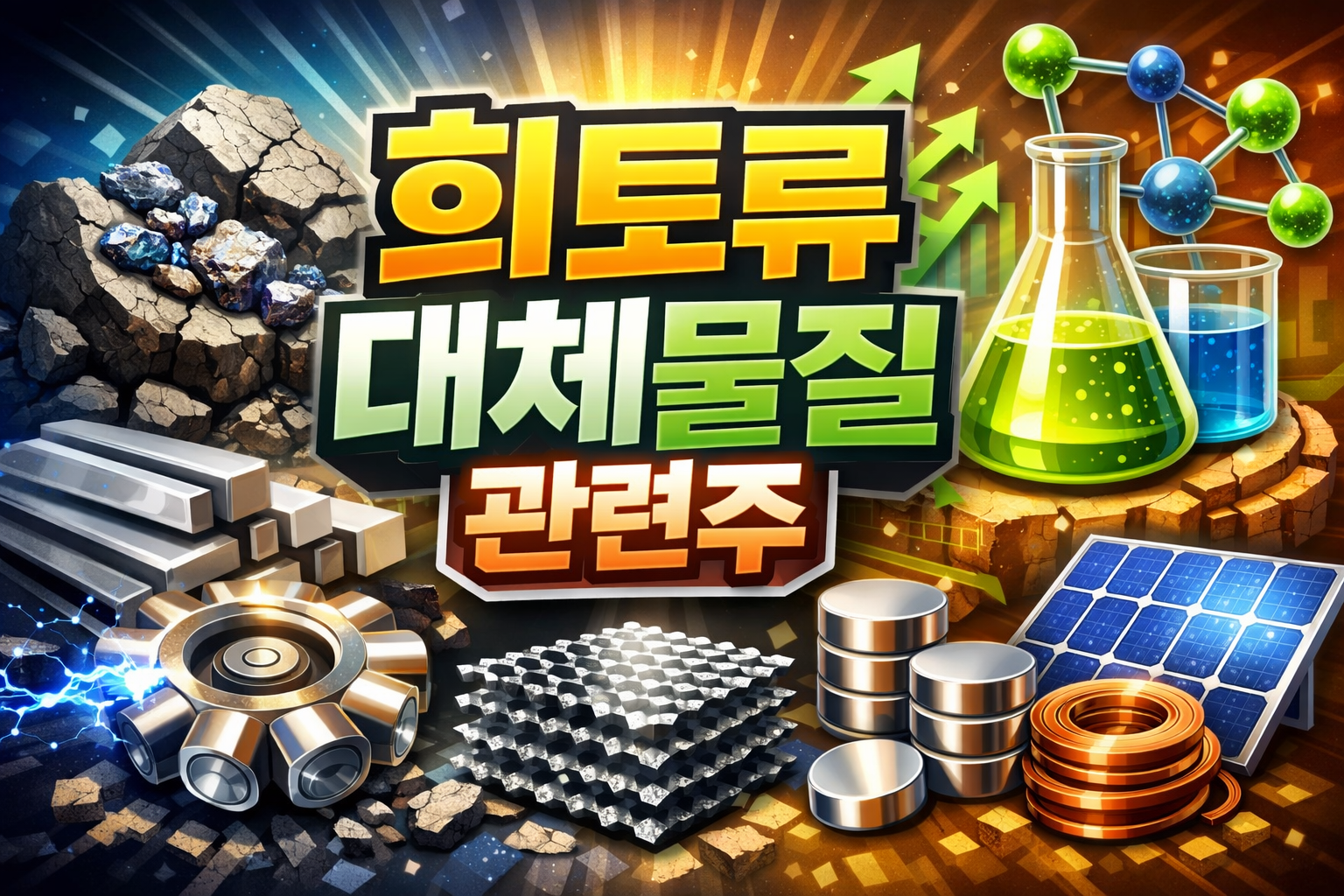 희토류 대체물질 관련주