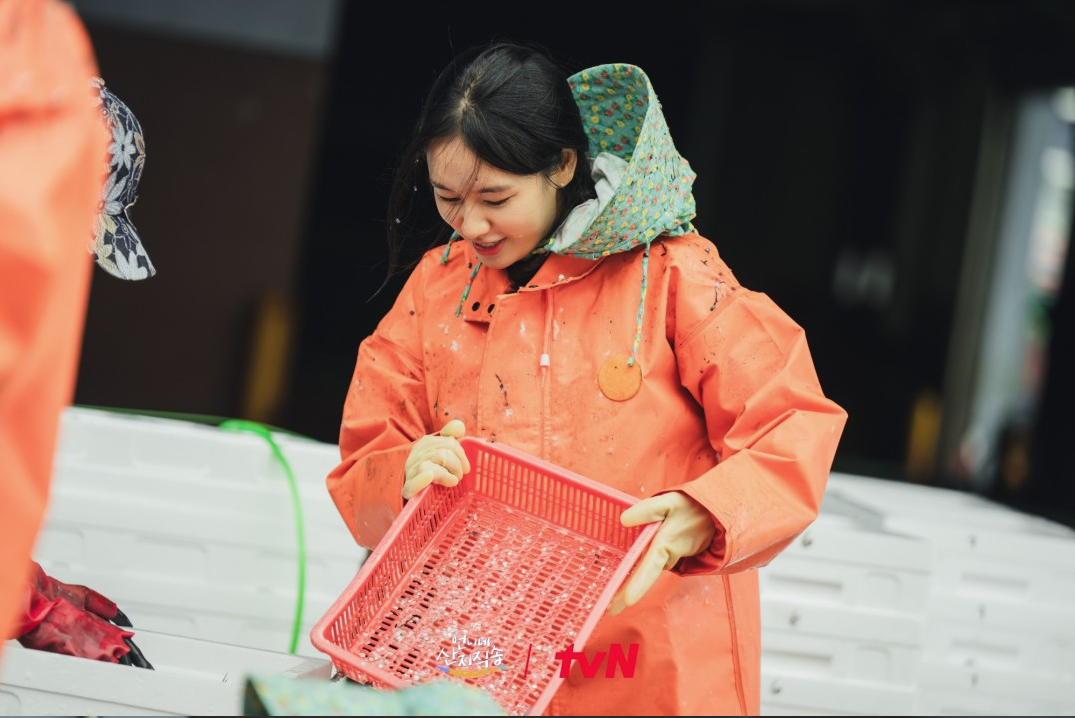 안은진 멸치털이