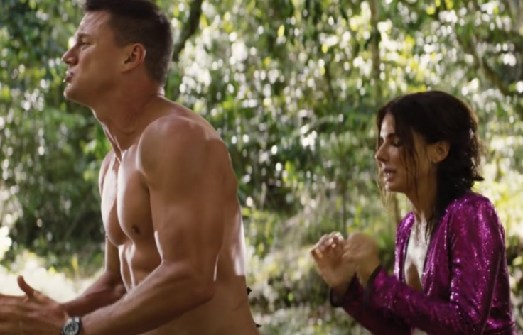 로스트 시티 앨런 엉덩이 거머리 떼는 장면