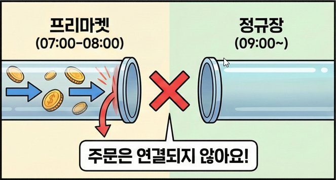 주문은 연결되지 않는다