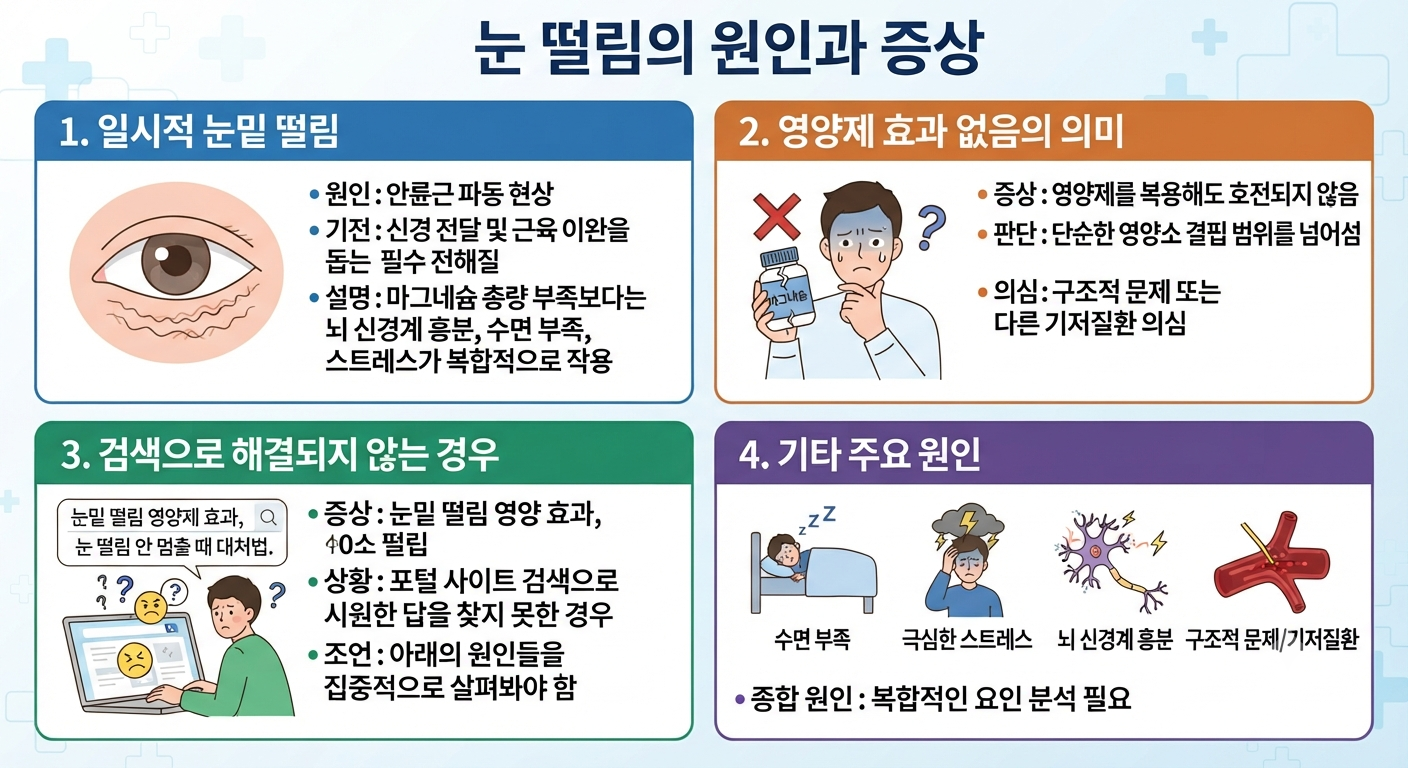 눈밑떨림원인