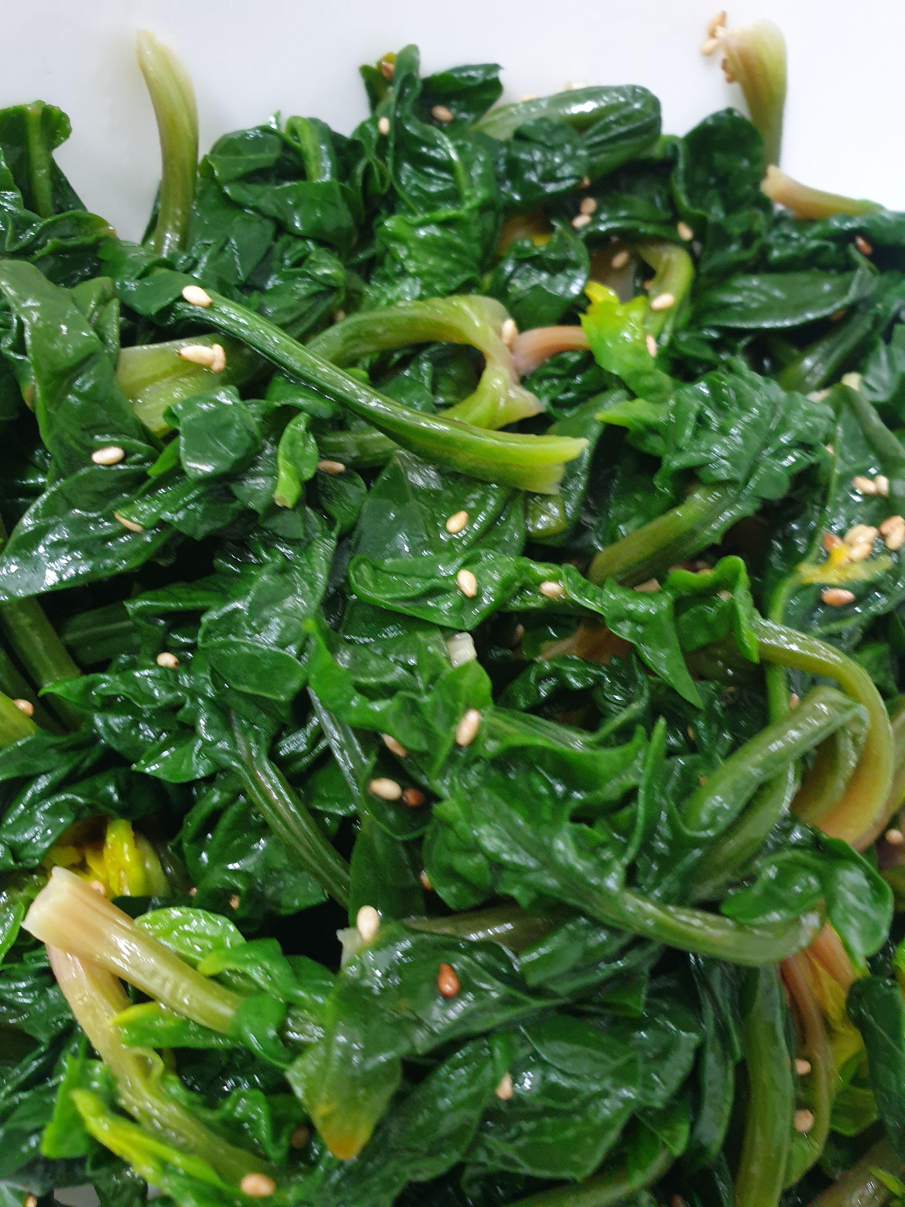 시금치 나물