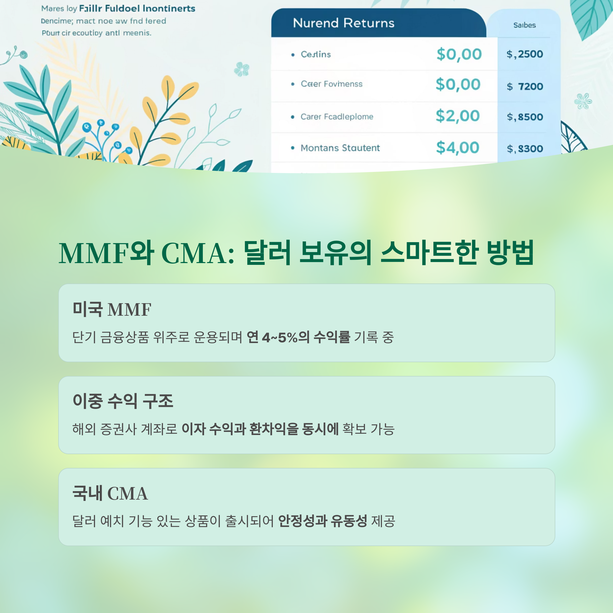 달러 자산으로 포트폴리오를 방어