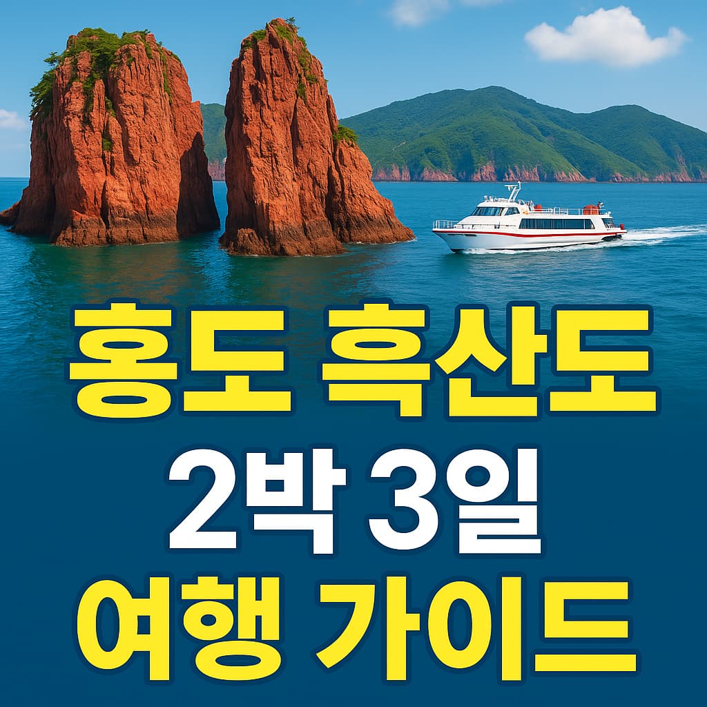 홍도 흑산도 2박 3일 여행가이드