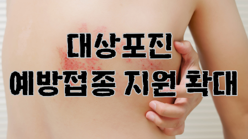 대상포진 예방접종 지원 확대
