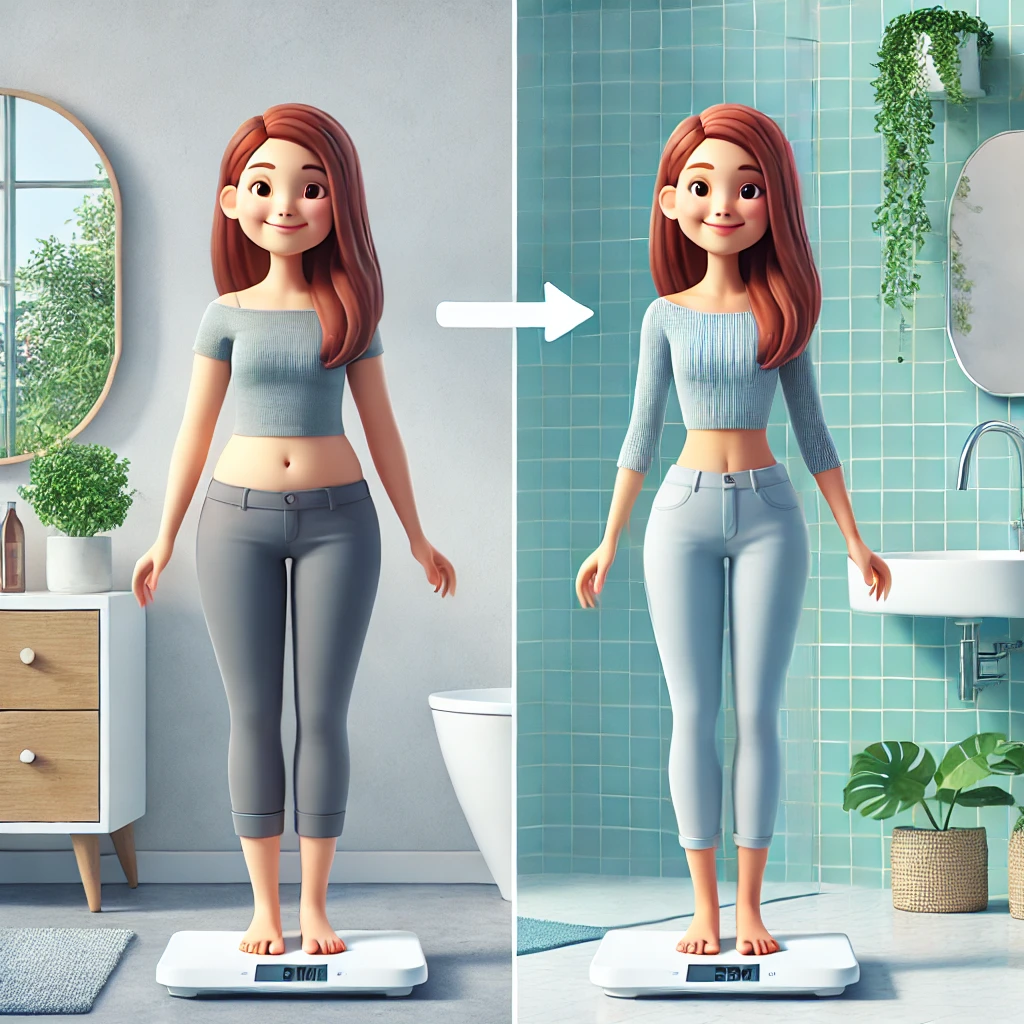 정상체중,예쁜체중 비교 이미지
