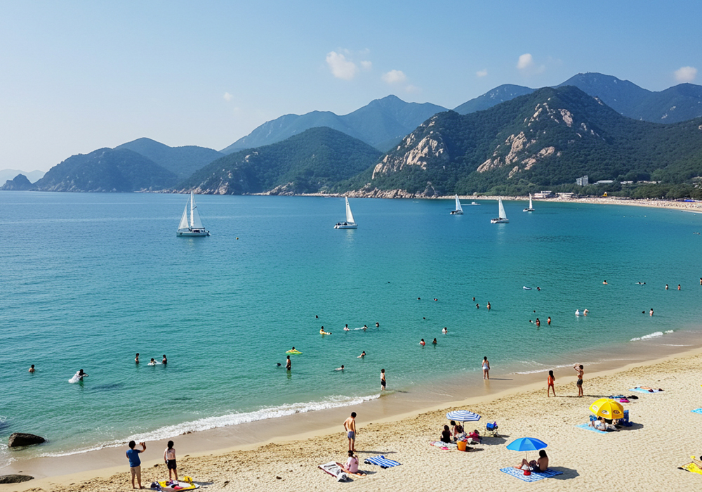 강원도 속초 해수욕장