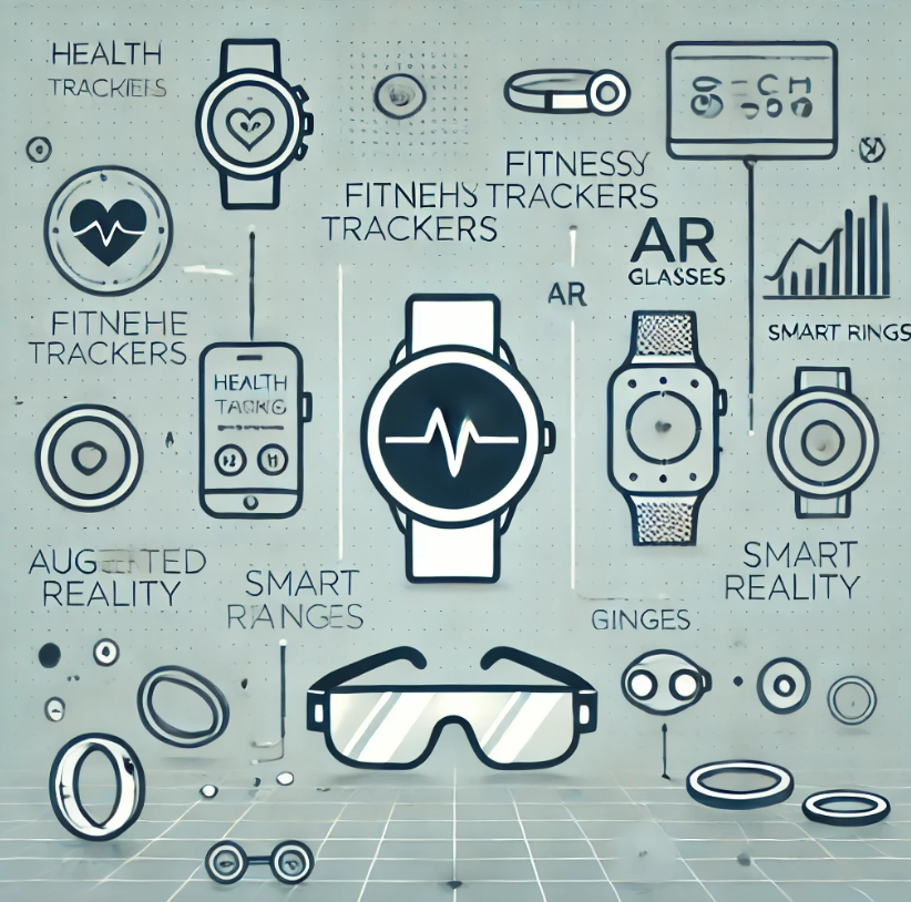 웨어러블 기기 스마트워치, 무선 이어폰, 스마트 글래스 관련