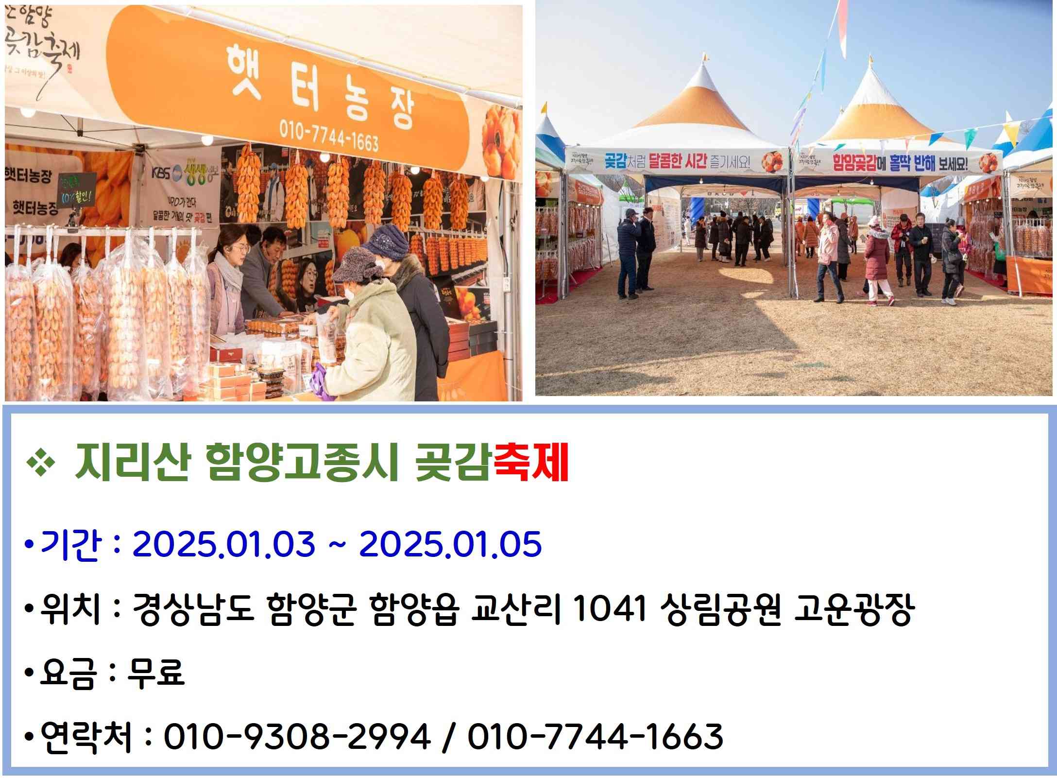 지리산 함양고종시 곶감축제