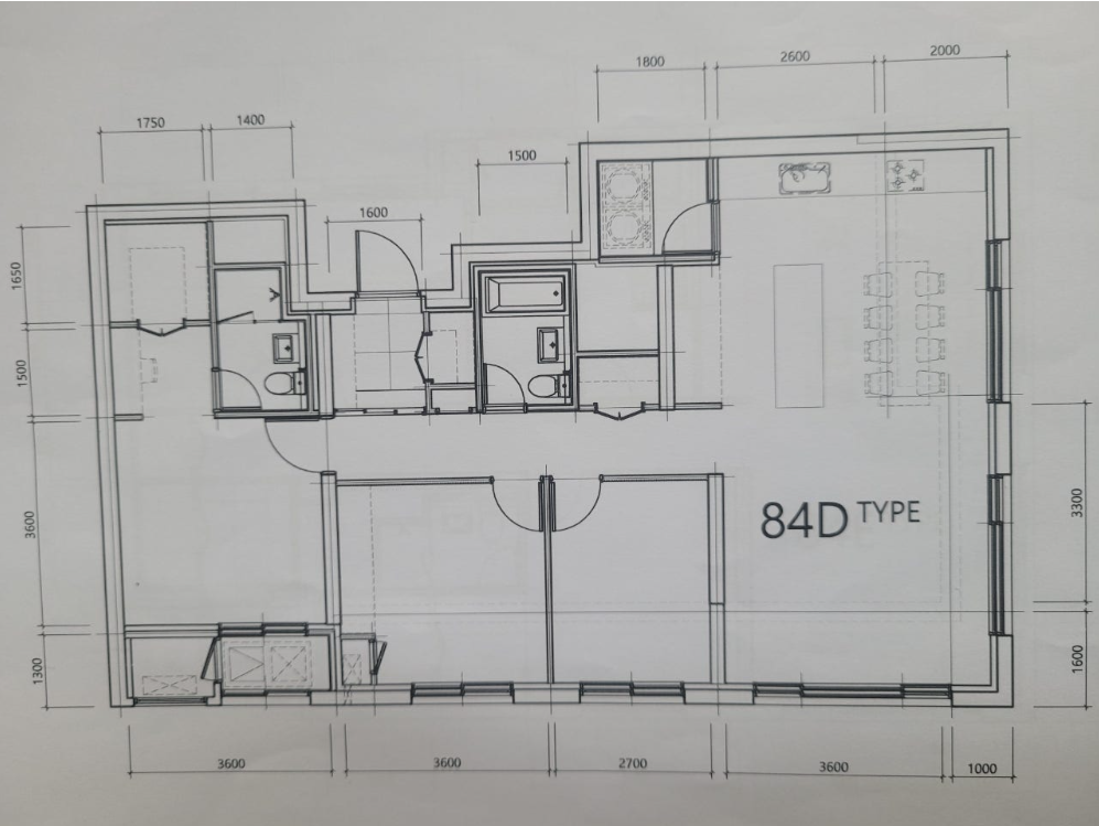 가야1구역 더 다이너스티 평면도