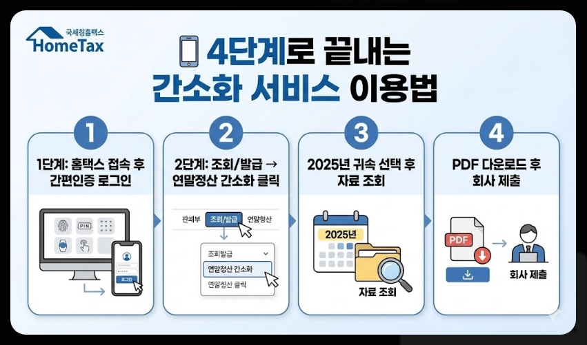 연말정산 간소화서비스 오픈일,이용방법,절세준비5가지