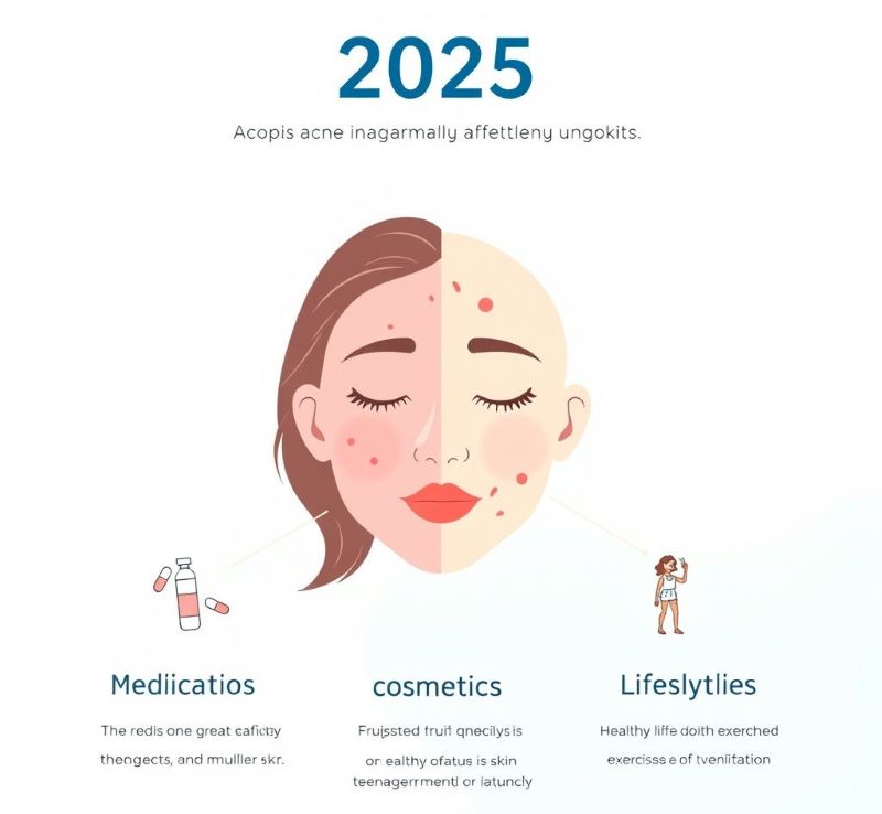 2025 acne skin care - medicine, cosmetics, and lifestyle habits