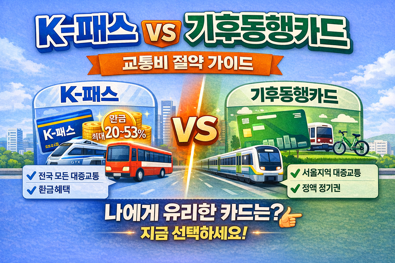 K패스vs기후동행카드