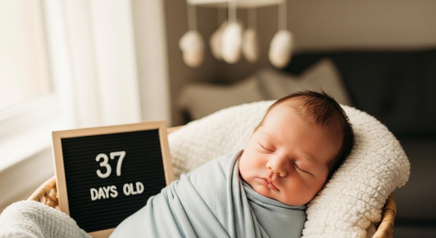 신생아 37일