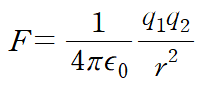 쿨롱의법칙 식