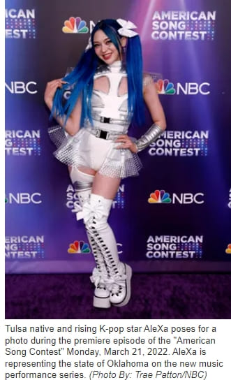 케이팝 스타, 사상 최초 "아메리칸 송 콘테스트" 우승 VIDEO: Oklahoma K-pop star AleXa wins 'American Song Contest'