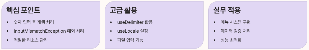 Java Scanner 사용법을 완벽하게 마스터하기 위한 포인트 정리