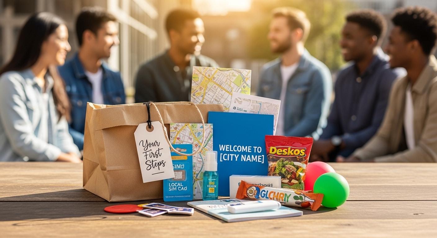 신생아 종이봉투 유학생