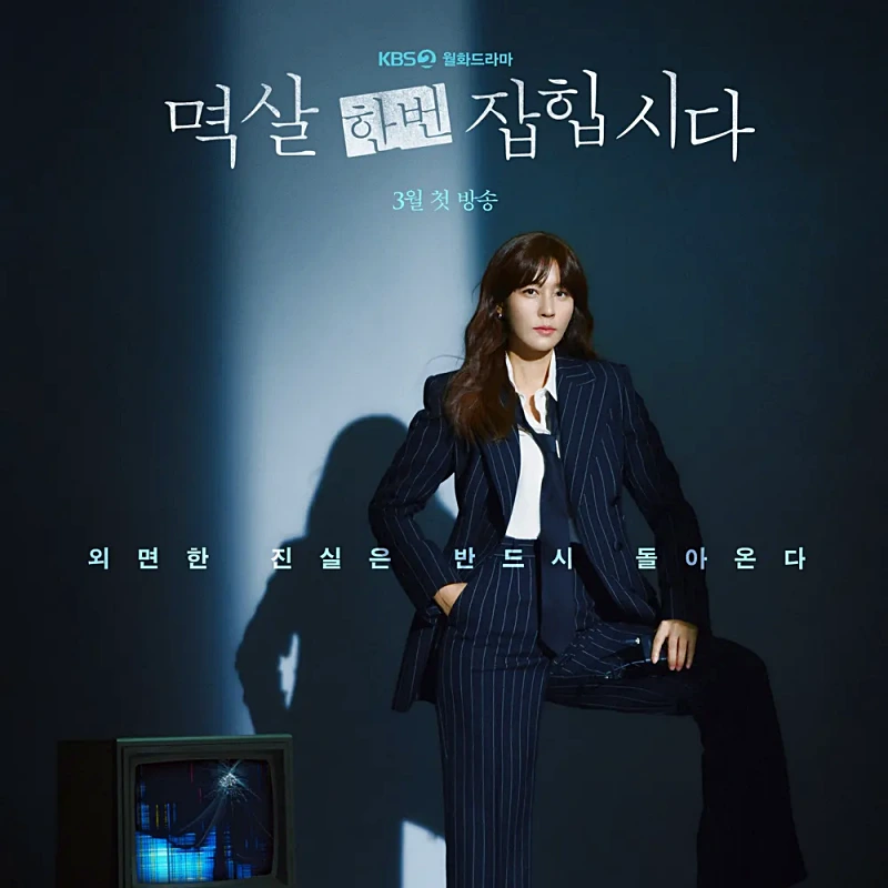 김하늘이 단독으로 등장하는 멱살 한번 잡힙시다 포스터