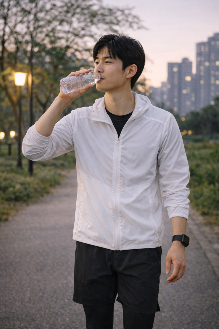 러닝 후 유난히 피곤해 보이는 초보 러너