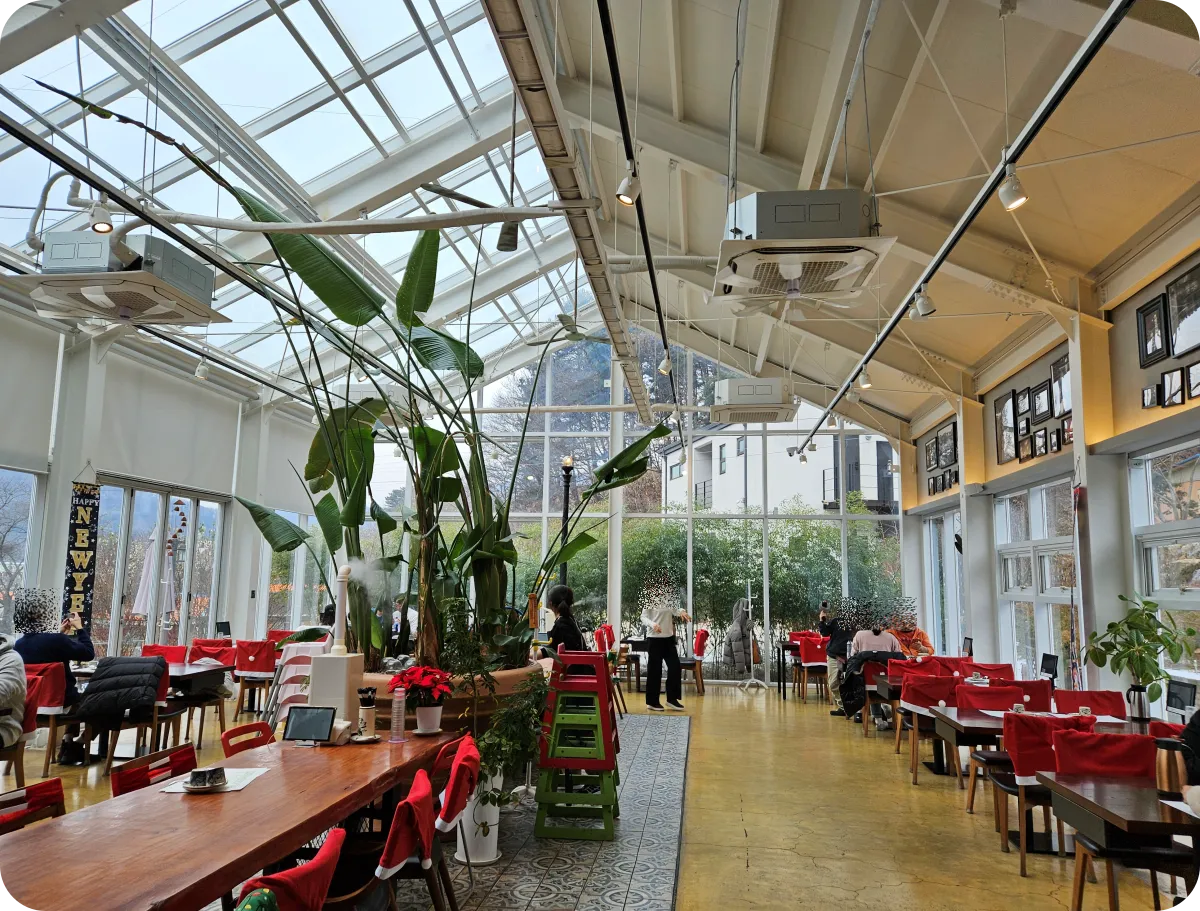 블랙밤부-양평-아시아-음식전문점-크리스마스-인테리어-장식