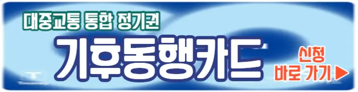 기후동행카드 모바일카드 신청하기