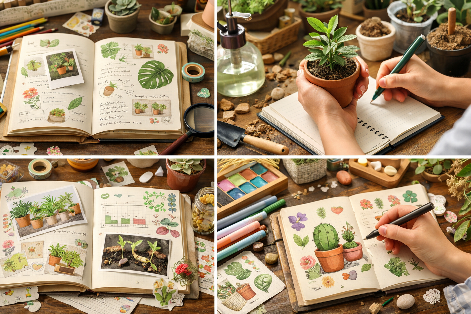 식물 일기 작성 방법