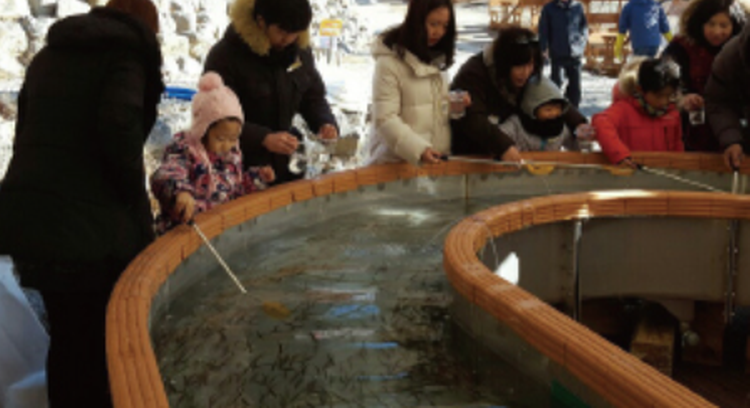 양주 눈꽃축제 눈썰매장