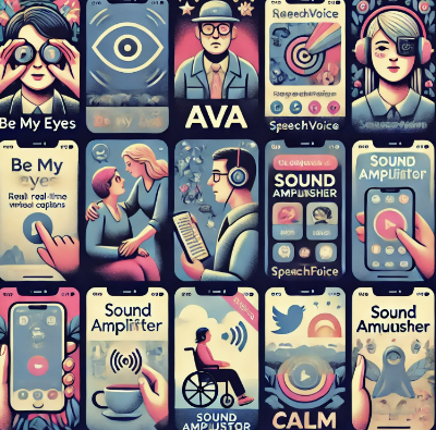 장애인을 위한 스마트 앱 추천 이미지
