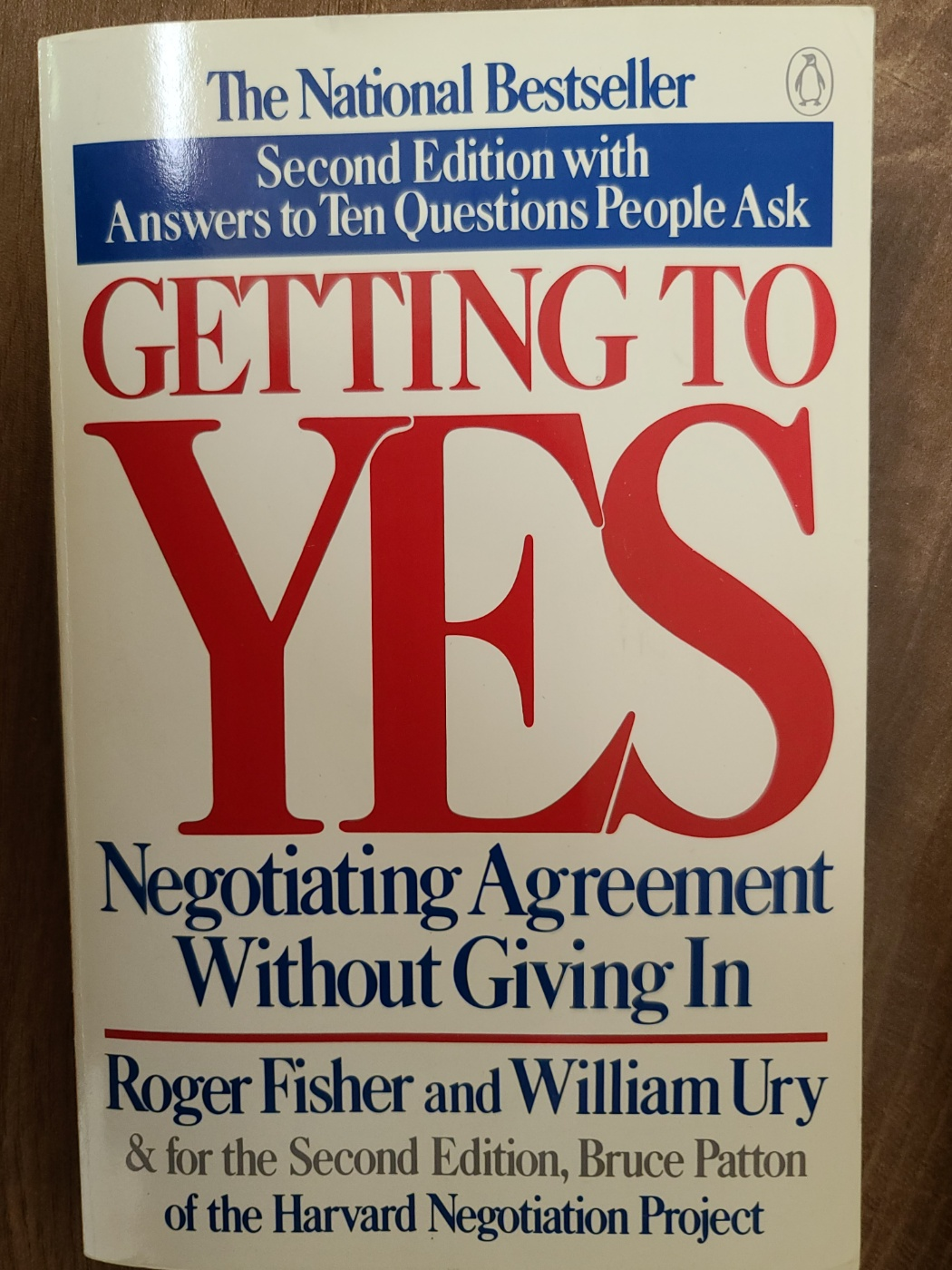 Gtting to Yes 책 표지