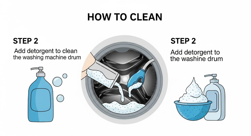 고무패킹 및 잔여 물기 제거