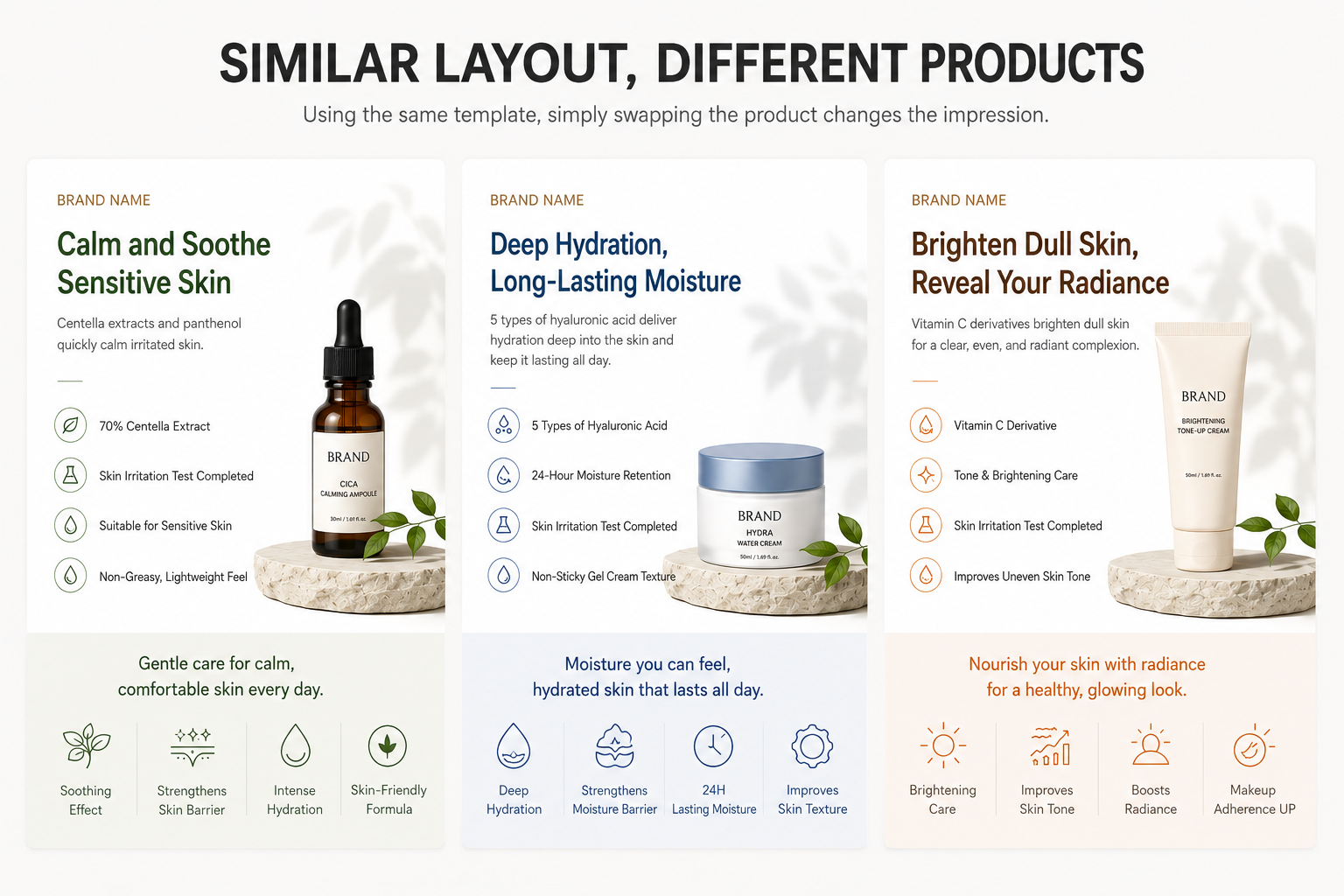 The limits of cookie-cutter product pages that lack brand identity