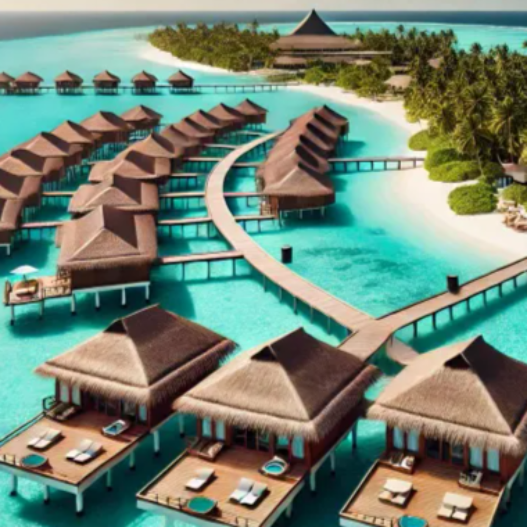 몰디브 수상호텔 관련 사진