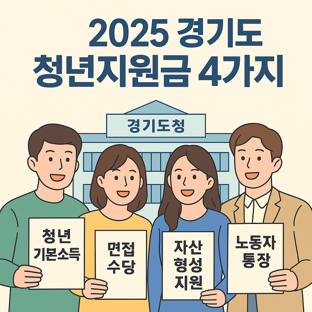 경기도 청년지원금 4가지