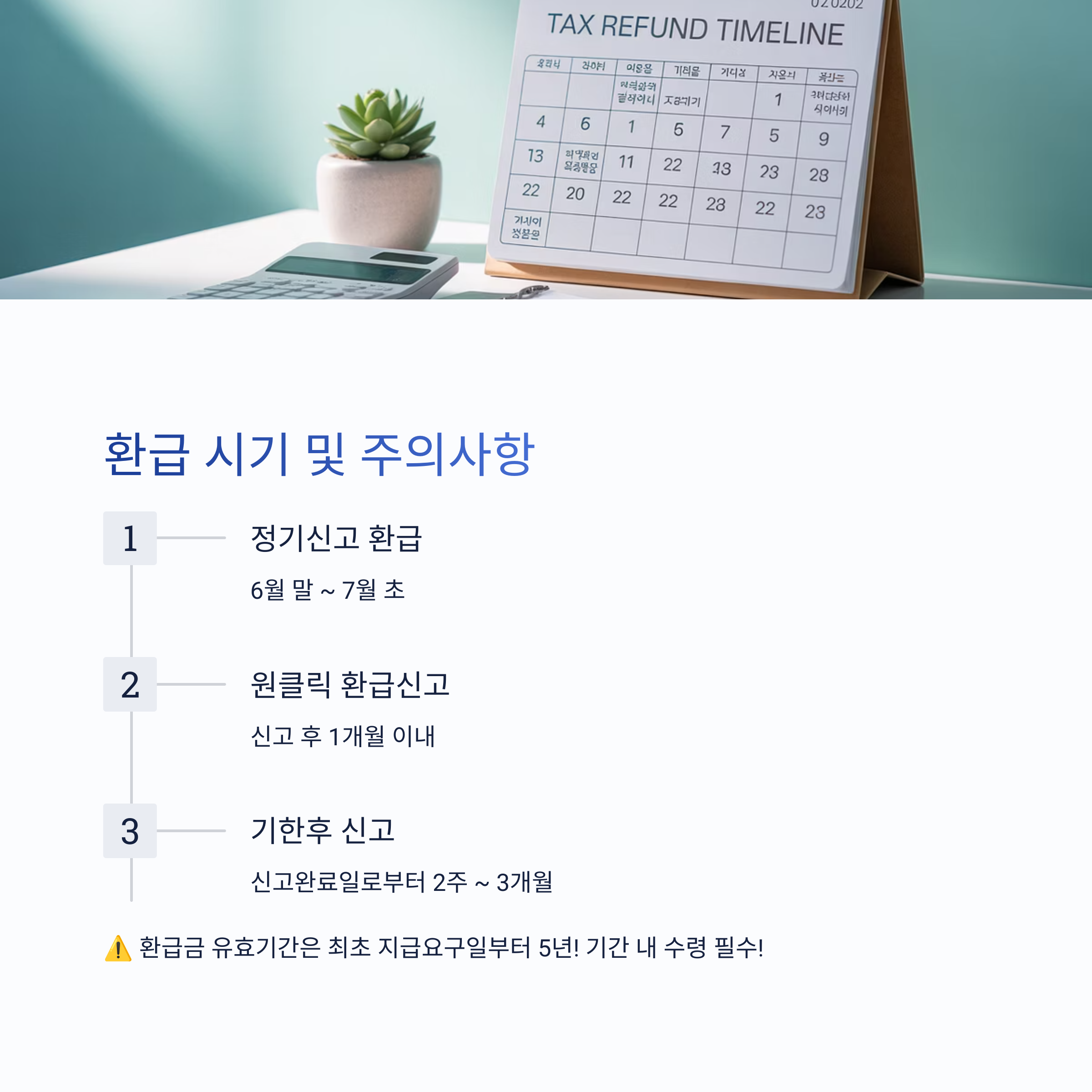 종합소득세 환급 신청방법