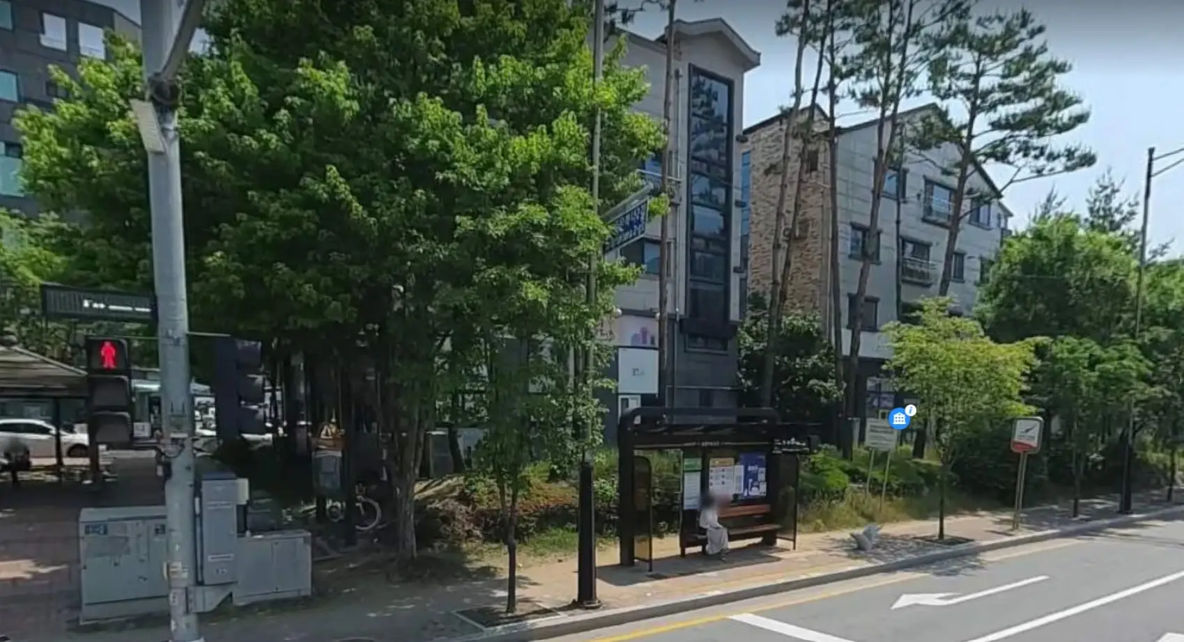 능동마을_공항버스정류장