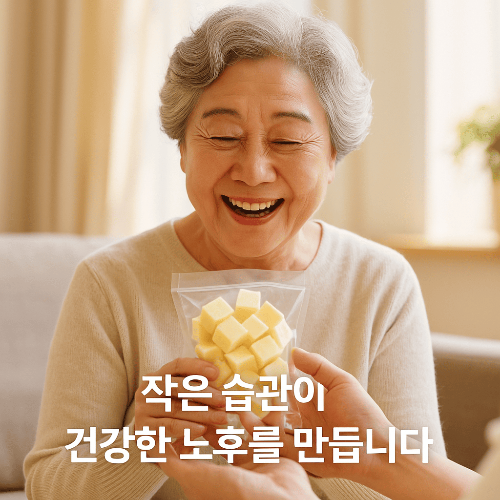 시니어 간식 추천 저염치즈, 고단백 치즈 스틱