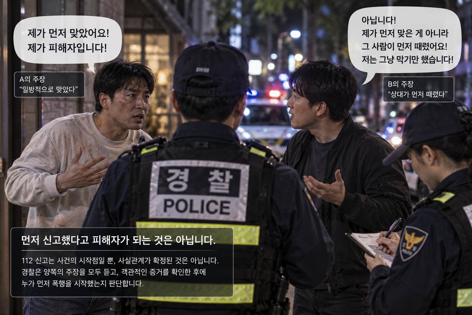 경찰은 누구의 말을 믿어야 하는가